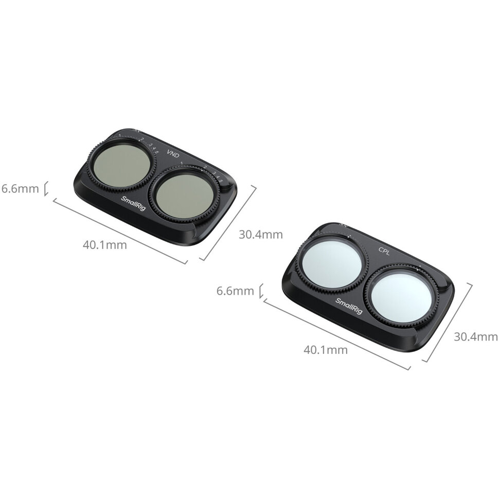 Комплект светофильтров SmallRig 6648 VND, CPL для DJI Osmo Pocket 4P (2шт)