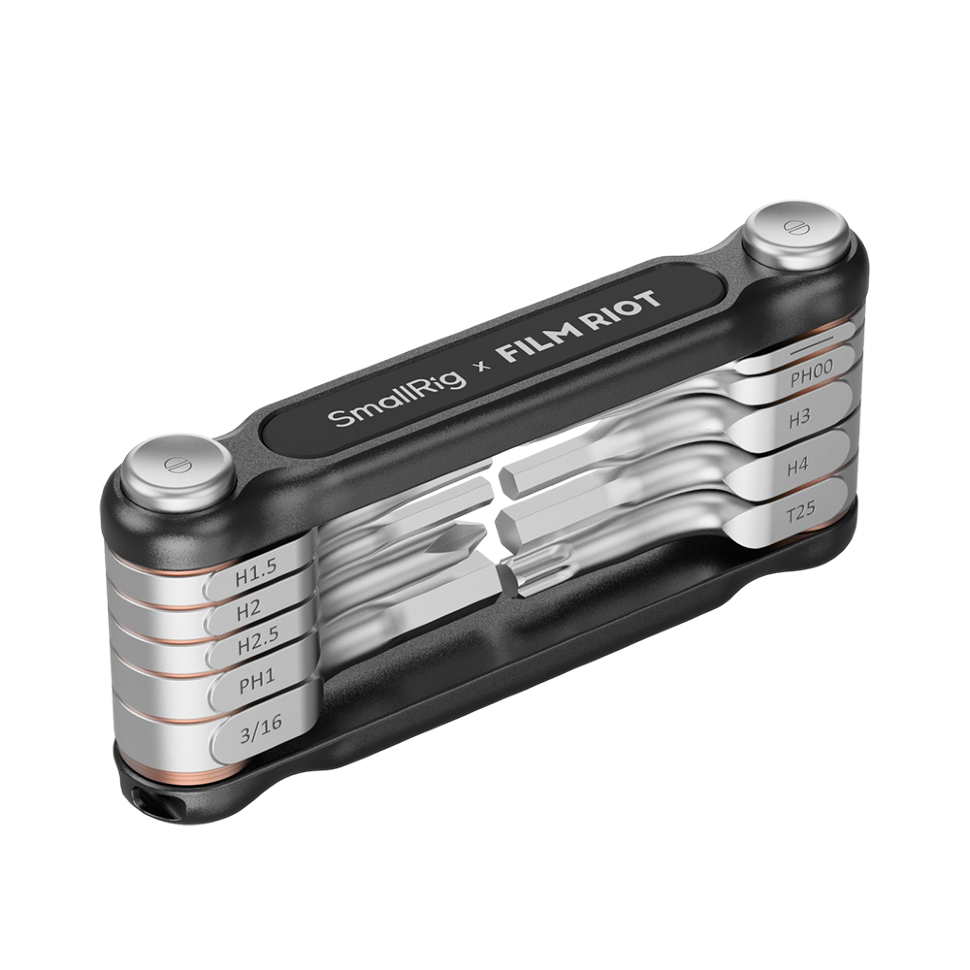 Мультитул SmallRig FILM RIOT 10-in-1 Folding Wrench Set Чёрный preOrder=24.10.2027