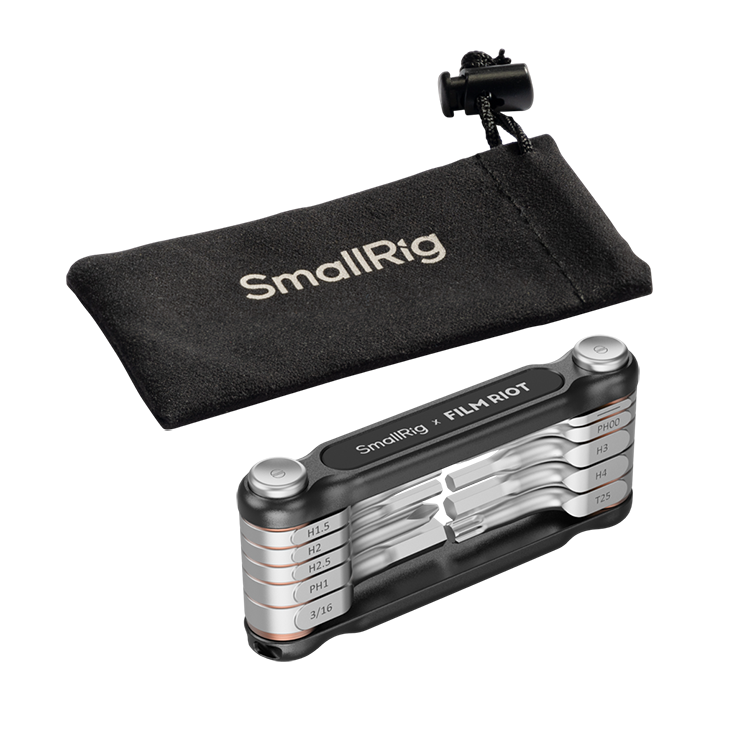 Мультитул SmallRig FILM RIOT 10-in-1 Folding Wrench Set Чёрный