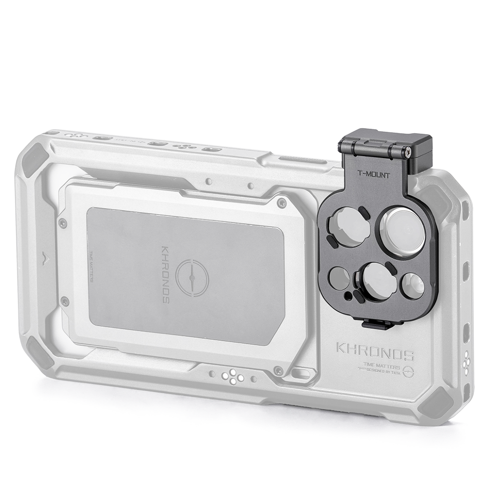 Адаптер Tilta Khronos Lens Adapter для объектива T-mount для iPhone 15 Pro/Pro Max Серый preOrder=24.11.2026