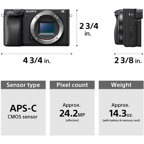 Беззеркальная камера Sony a6400 Kit 16-50mm Чёрная
