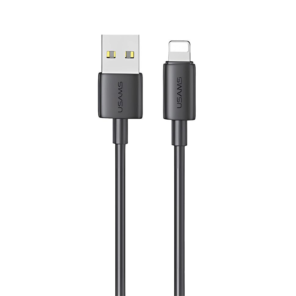 Кабель Usams SJ709 YD Lightning 2.4A 1м Чёрный 