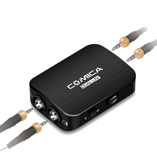Микрофон петличный двойной CoMica DUAL.LAV CVM-D03