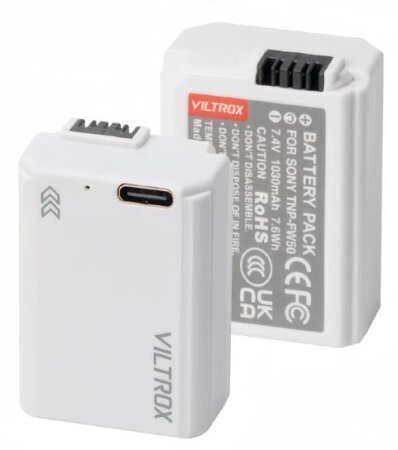 Аккумулятор Viltrox NP-FW50 Type-C