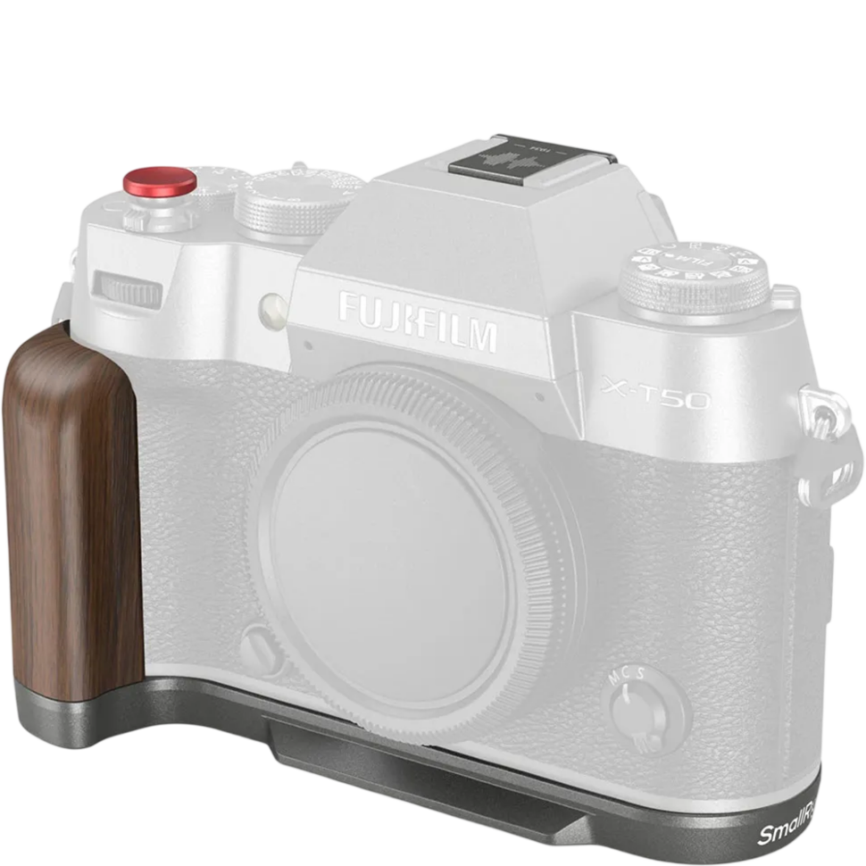 Площадка с рукояткой SmallRig Wooden для Fujifilm X-T50 Тёмное серебро preOrder=24.10.2027