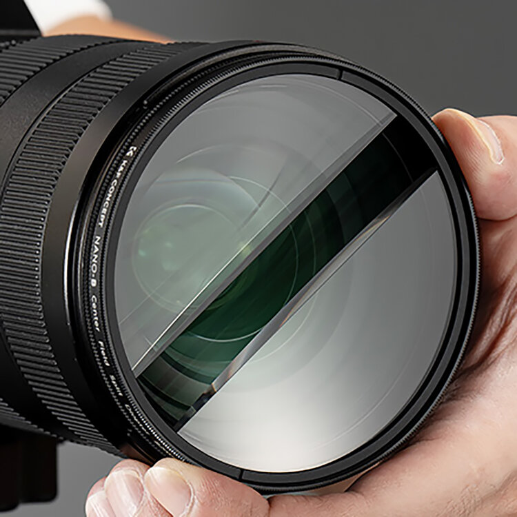 Светофильтр K&F Concept Nano-K Centerfield Split Diopter 82мм