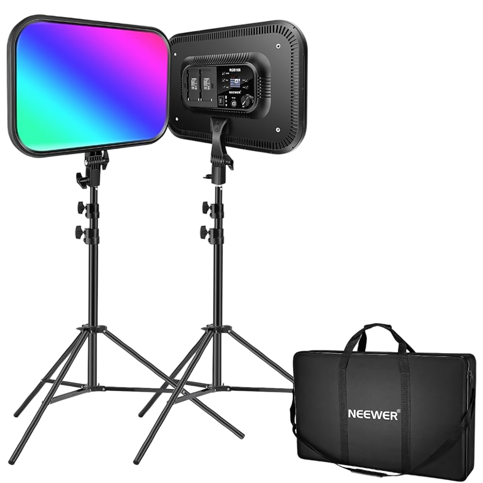 Комплект осветителей Neewer RGB168 (2 шт + стойки) 