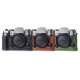 Чехол SmallRig Leather Half Case Kit для Fujifilm X-T50 Чёрный - Изображение 246813