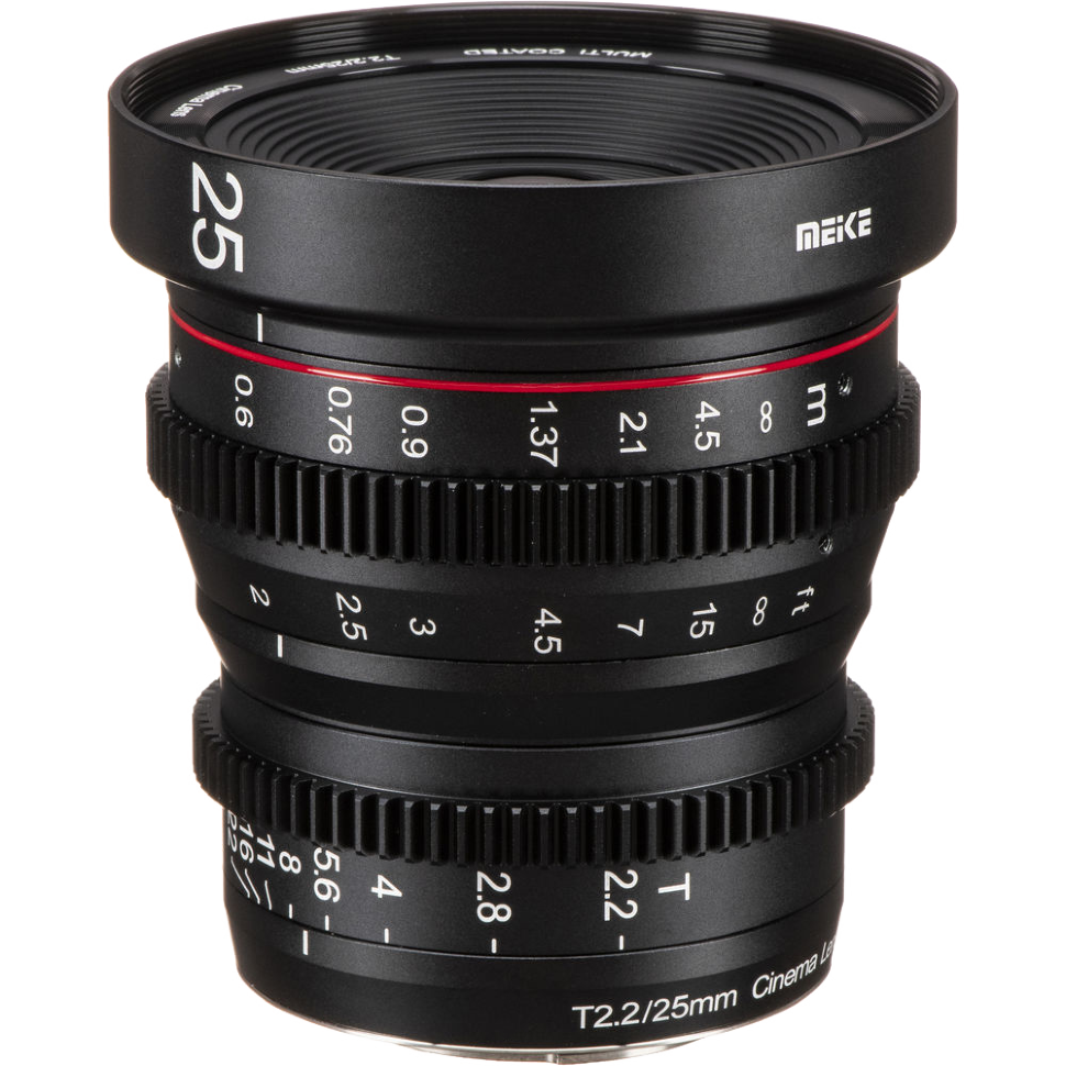 Объектив Meike 25mm T2.2 Micro 4/3 