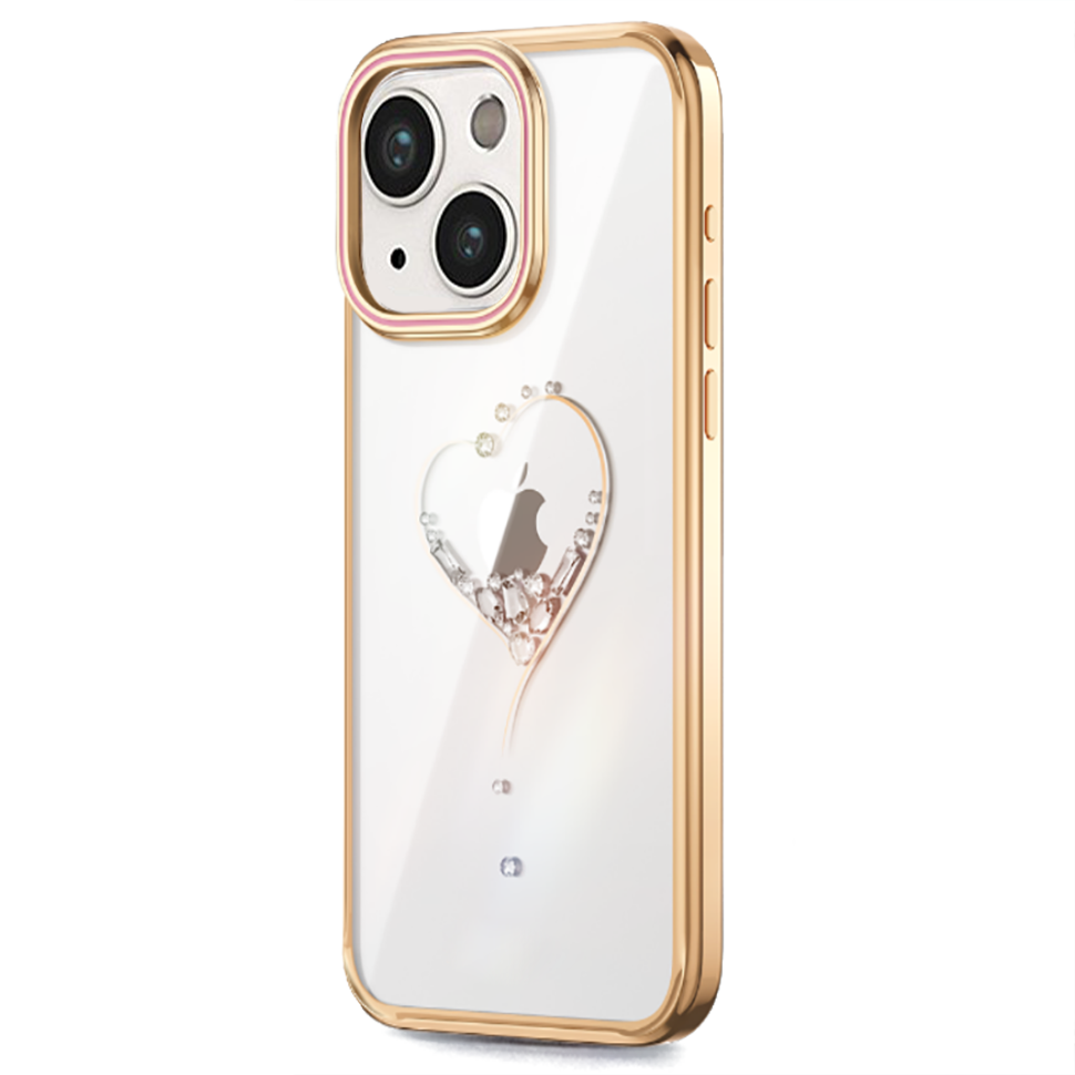 Чехол PQY Wish Special Version для iPhone 15 Золото 