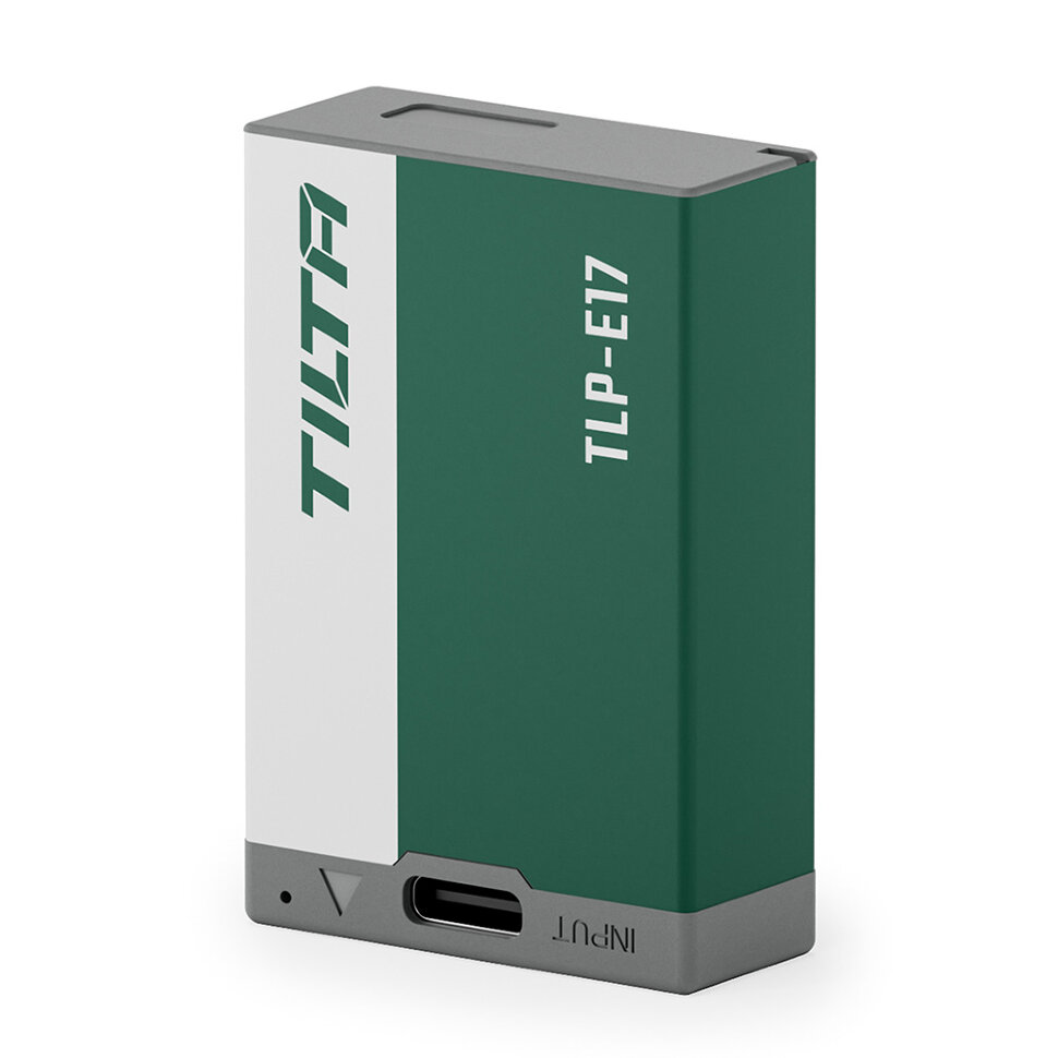 Аккумулятор Tilta LP-E17 Type-C 950mAh Зелёный
