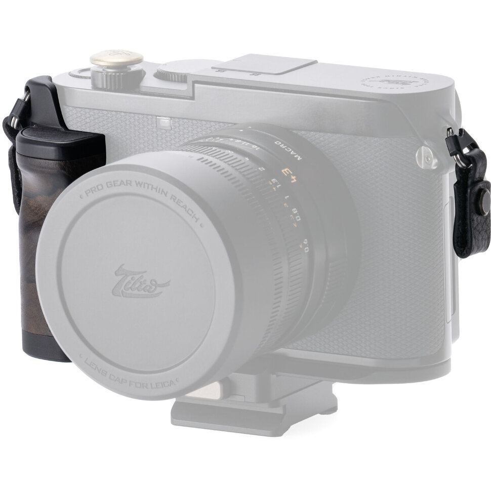 Площадка с рукояткой Tilta Mounting Baseplate Wooden Grip для Leica Q3 Чёрная