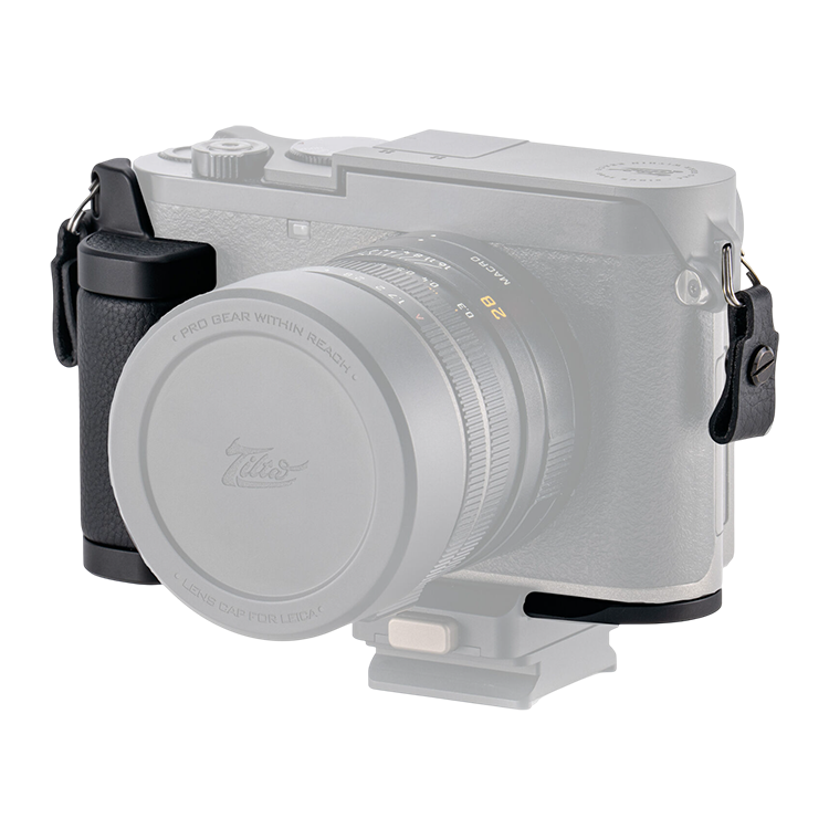Площадка с рукояткой Tilta Mounting Baseplate Leather Grip для Leica Q3 Чёрная