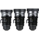 Комплект объективов Sirui IronStar 35/45/60mm T1.9 Anamorphic Cine 1.5X Neutral Flare EF/PL-mount - Изображение 277496
