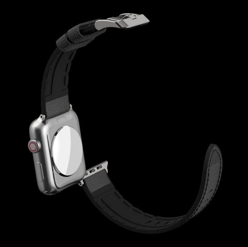 Ремешок X-Doria Hybrid Leather для Apple watch 42/44 мм Чёрный