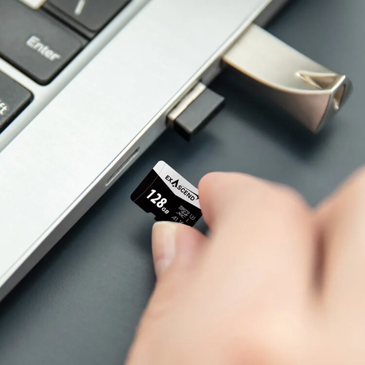 Карта памяти Exascend Element UHS-I microSDXC V30 128GB