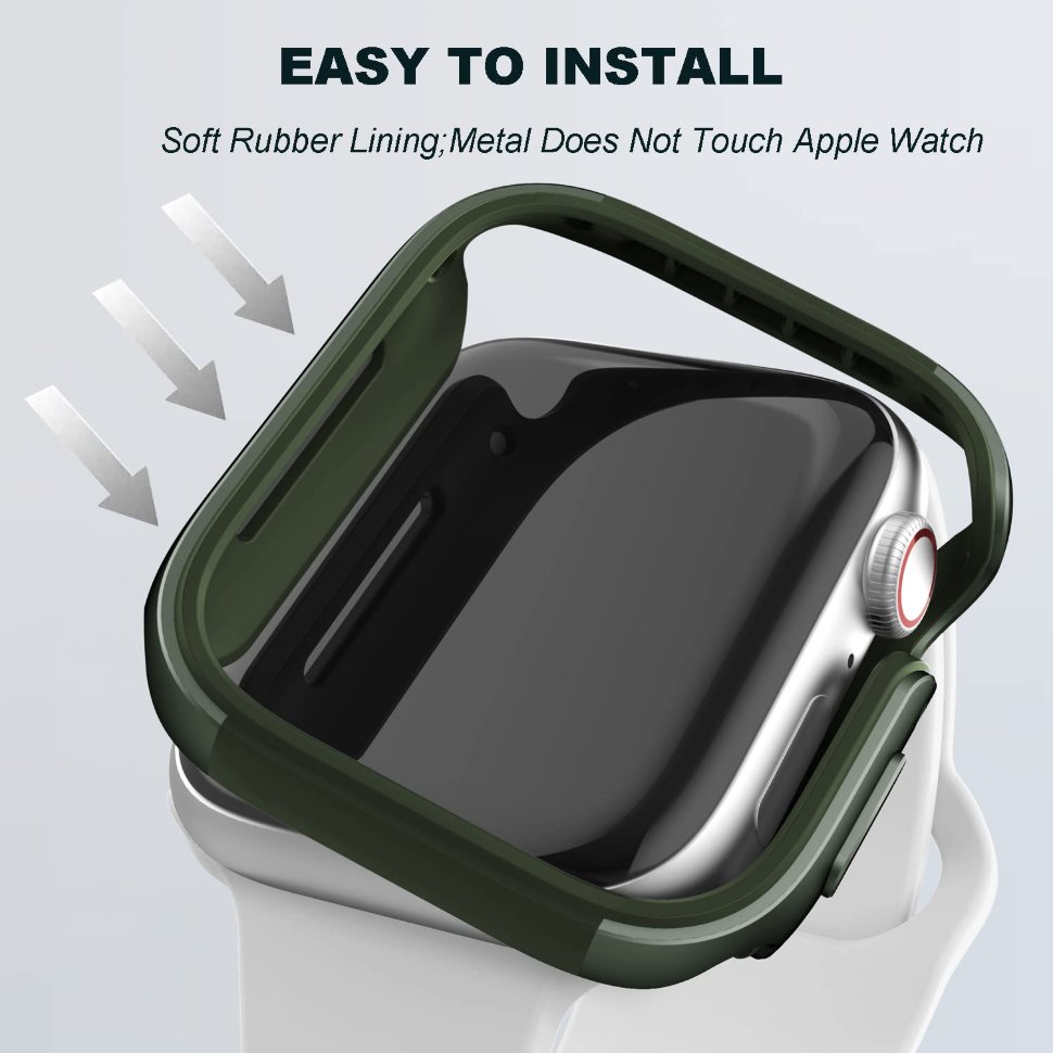 Чехол Raptic Edge для Apple Watch 41mm Зелёный