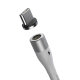 Кабель Baseus Zinc Magnetic USB - Type-C 3A 1м Белый - Изображение 146627