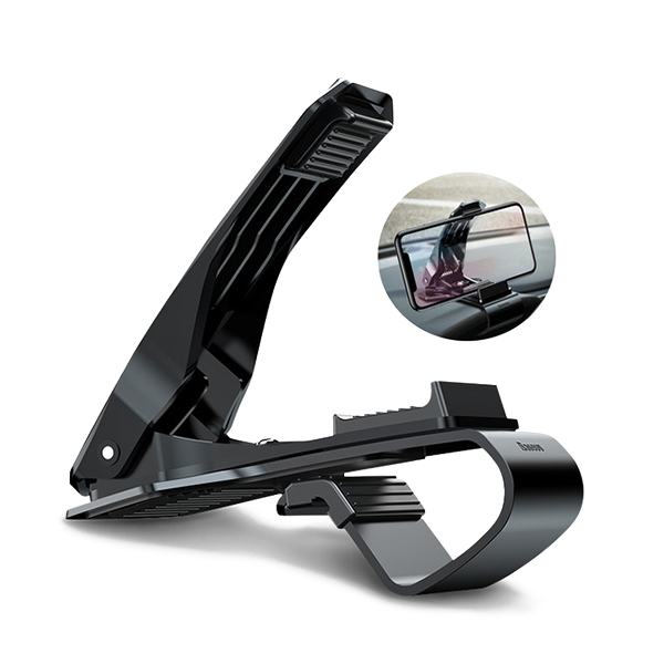 Автодержатель для смартфона Baseus Mouth Car Mount Чёрный 