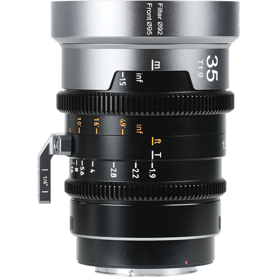 Объектив Sirui IronStar 35mm T1.9 Anamorphic Cine 1.5X Blue Flare EF/PL-mount 