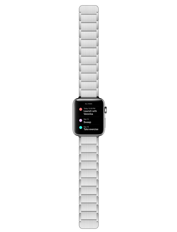 Браслет X-Doria Classic для Apple Watch 42/44 мм Серебро