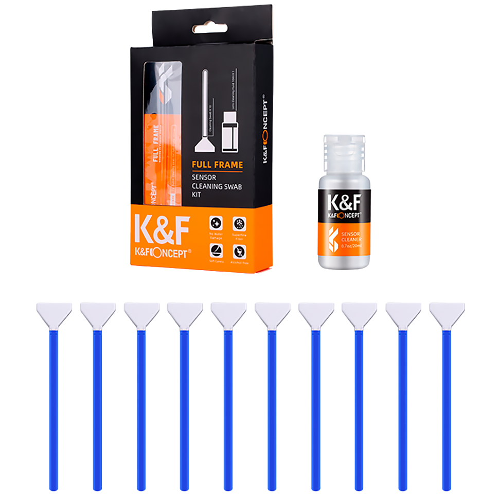 Набор для ухода за матрицей K&amp;F Concept 24mm Full-Frame Sensor Cleaning Swab Kit preOrder=07.10.2026