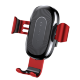 Автодержатель + беспроводная зарядка Baseus Car Gravity Mount Красный - Изображение 70026