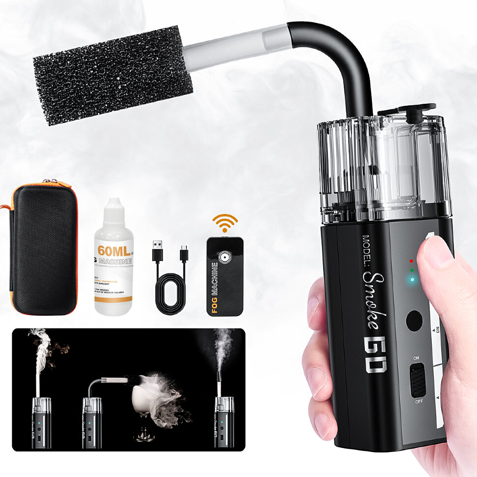 Портативный генератор дыма LensGo FOG MACHINE Smoke Go