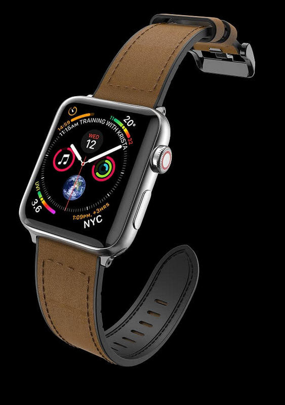Ремешок X-Doria Hybrid Leather для Apple watch 38/40 мм Коричневый