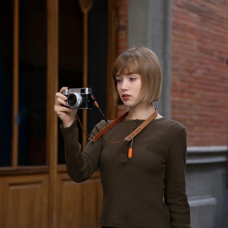 Шейный ремень PGYTECH Camera Strap Slim Vintage Коричневый