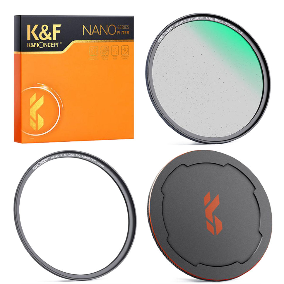 Светофильтр K&amp;F Concept Nano-X Magnetic Black Mist 1/8 82мм 