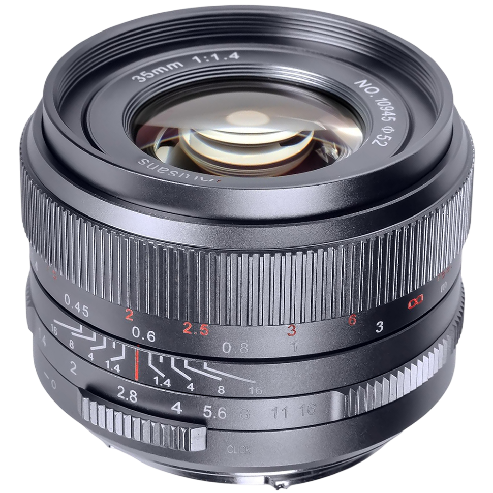 Объектив 7Artisans 35mm F1.4 Mark III E-mount Серый 