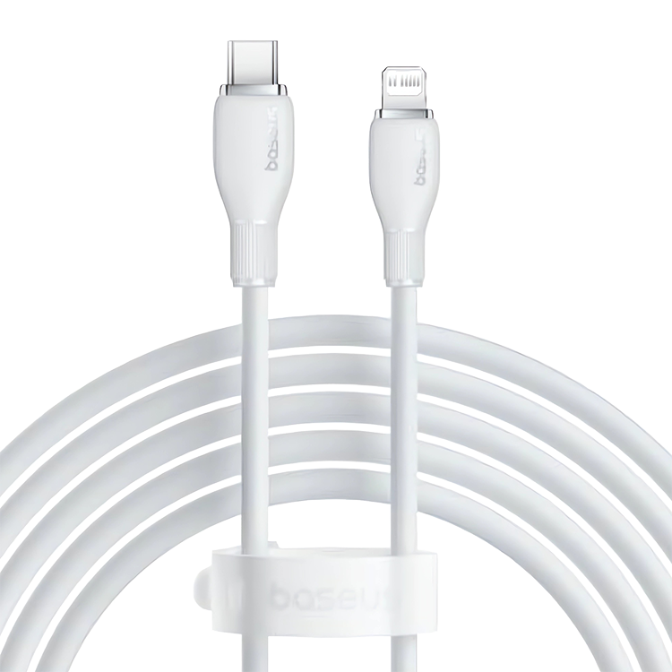 Кабель Baseus Pudding Type-C - Lightning 20W 2м Белый