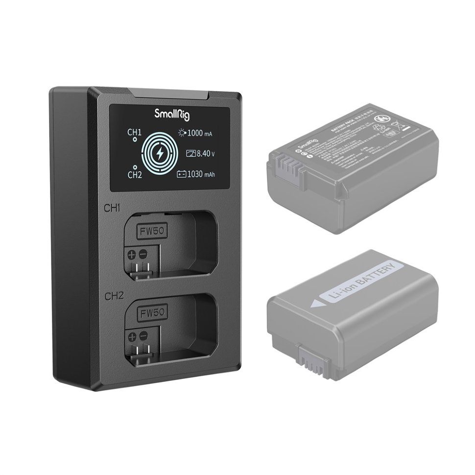 Зарядное устройство SmallRig 4081 для NP-FW50