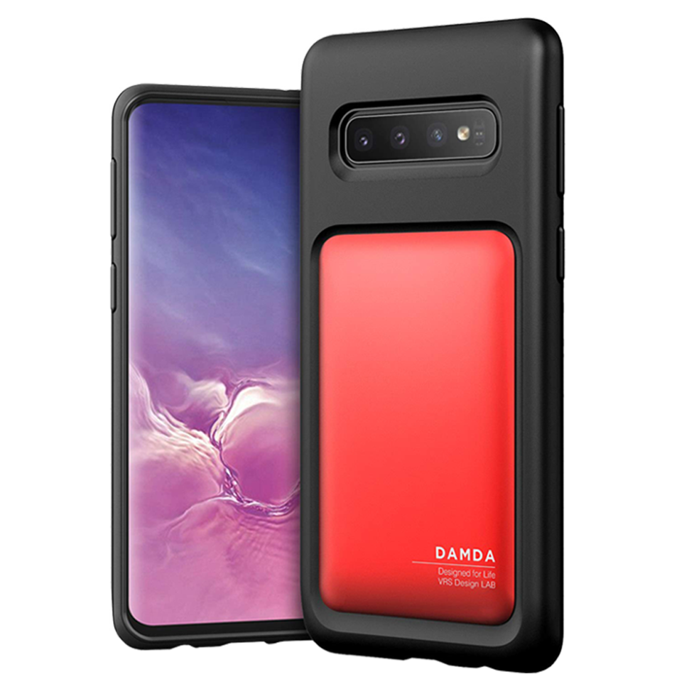 Чехол VRS Design Damda High Pro Shield для Galaxy S10 Deep Red 