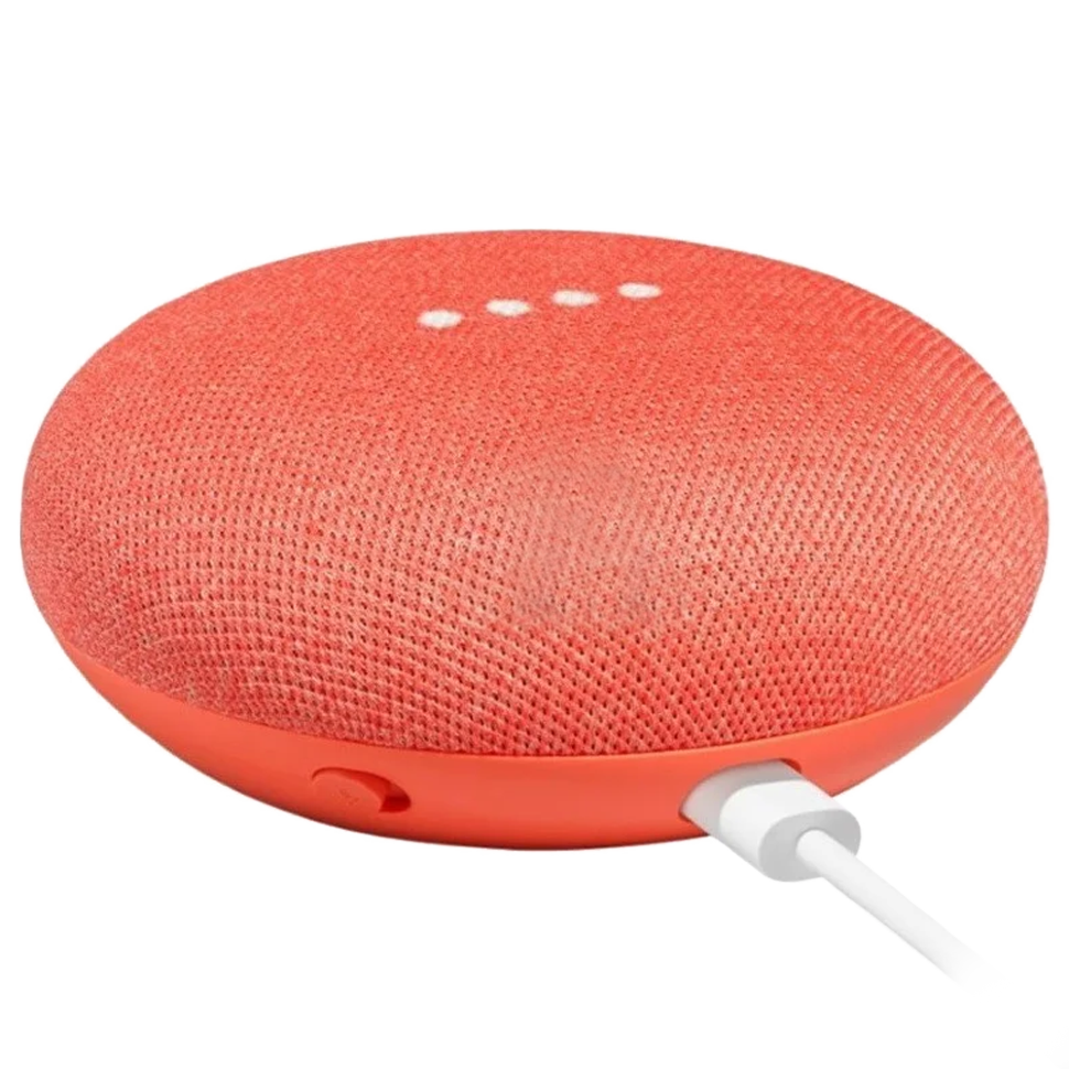Умная колонка Google Home Mini Красная 