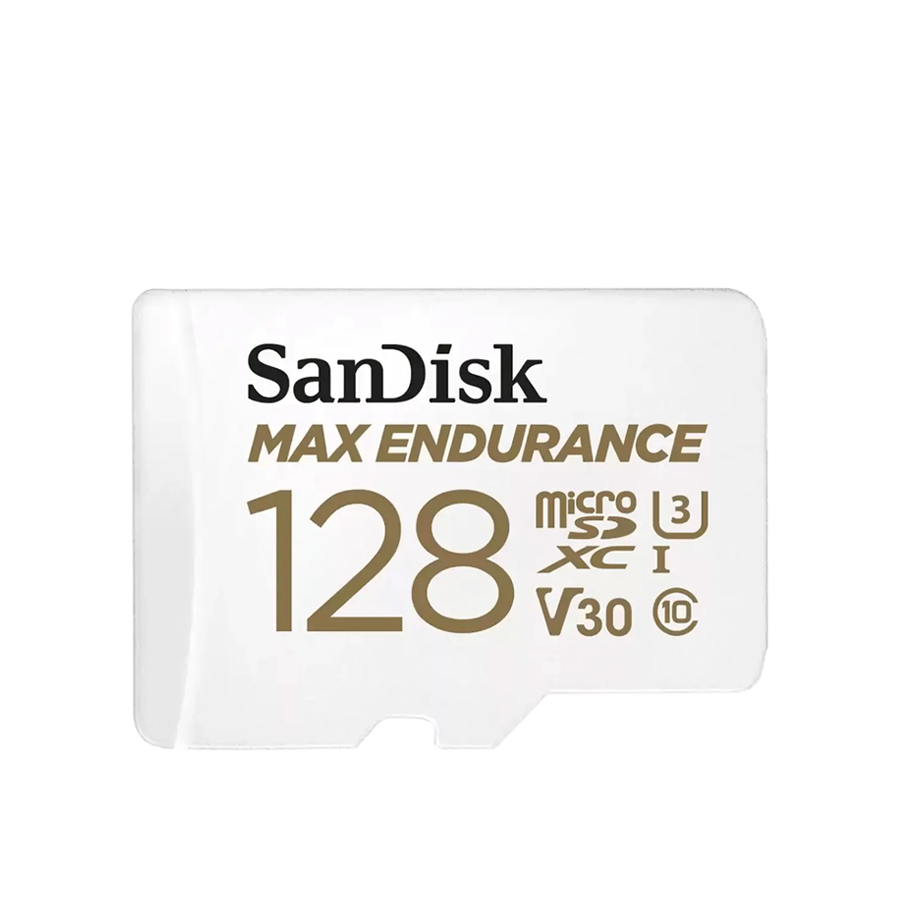 Карта памяти SanDisk Max Endurance microSDXC UHS-I Class 3 (U3), Class 10 128 Гб + SD Adapter 