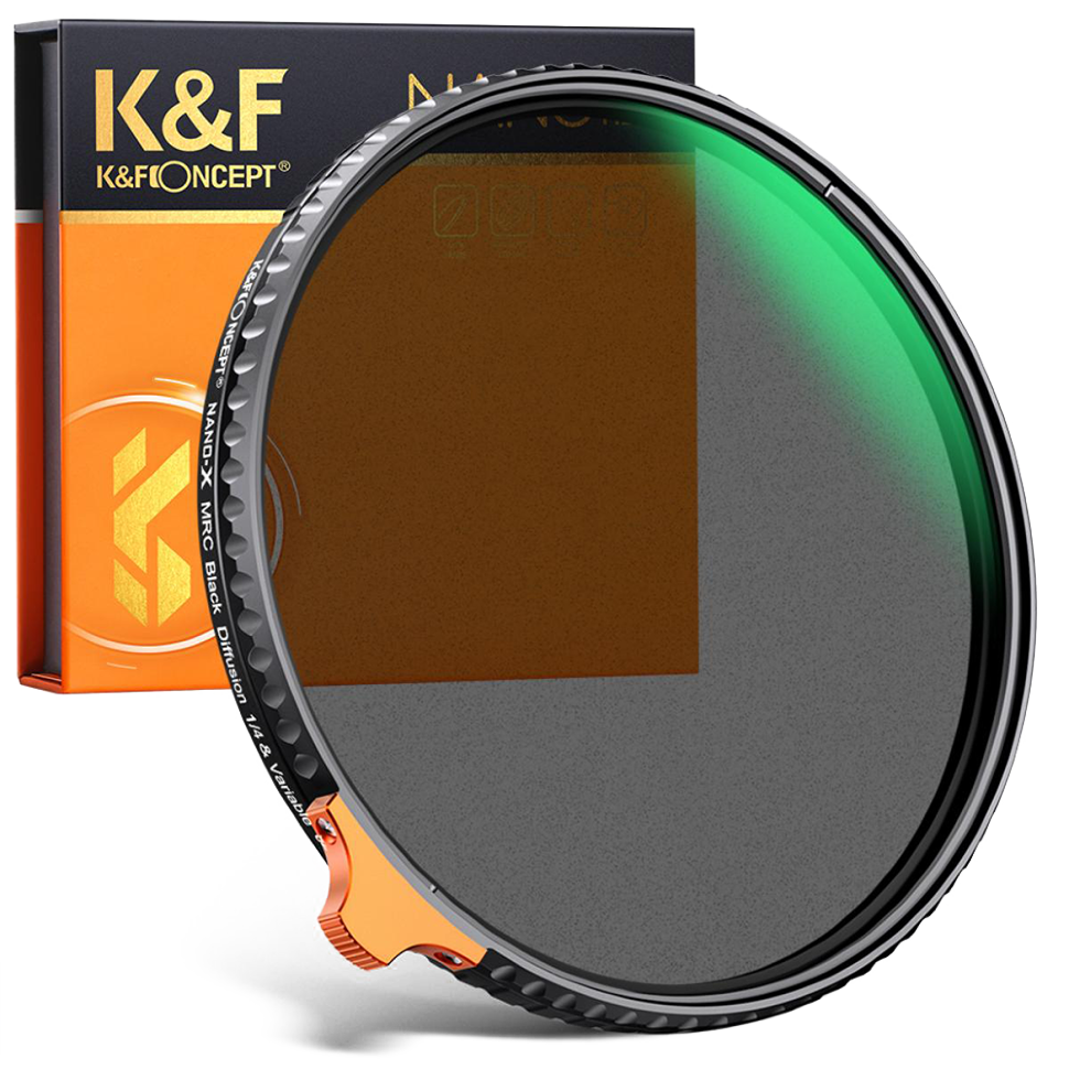 Светофильтр K&amp;F Concept Nano X Black mist 1/4 ND2-32 55мм 
