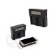 Зарядное устройство Ruibo Dual Battery Charger DC-LCD-001 (EU) - Изображение 124187