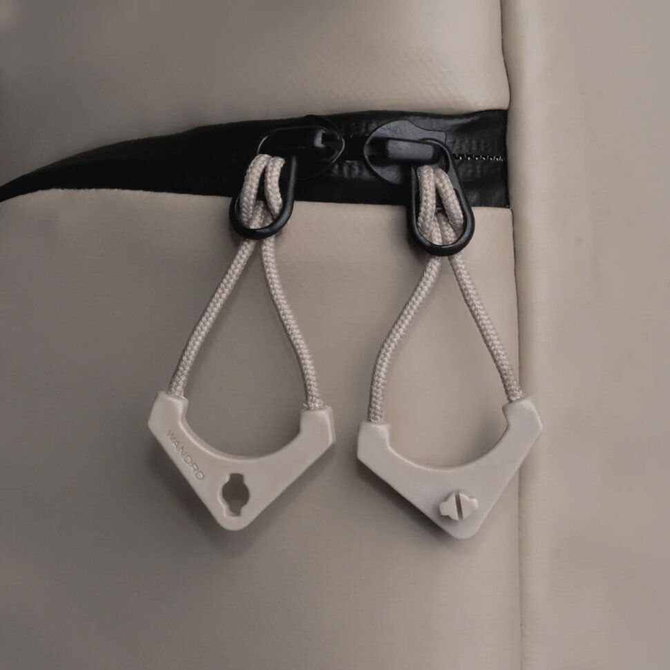 Пуллер-петля для молнии WANDRD WORRYLESS Zipper Puller Бежевая (6 пар)