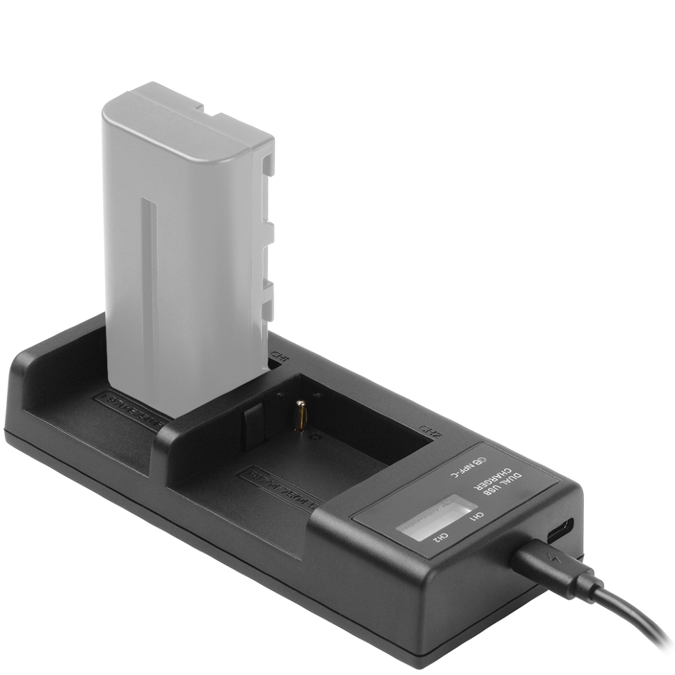 Зарядное устройство GreenBean DualCharger NPF-C 