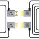 Комплект кабелей Portkeys 2.5mm Ultra-Thin HDMI 8K 0.3м/1м - Изображение 258071
