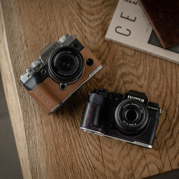 Чехол PGYTECH Leather для Fujifilm X-M5 Чёрный
