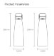 Термос Kiss Kiss Fish Smart Vacuum Bottle с OLED-дисплеем 475мл Жёлтый - Изображение 134628