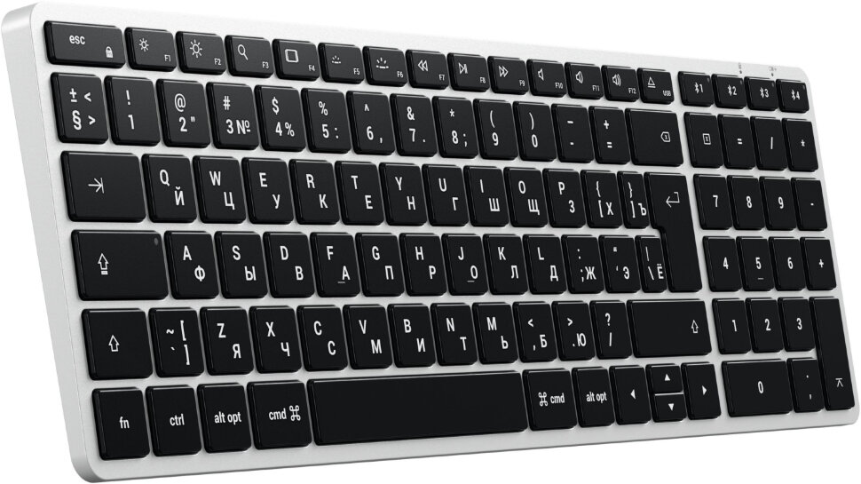 Клавиатура Satechi Slim X2 Bluetooth RU Серебро