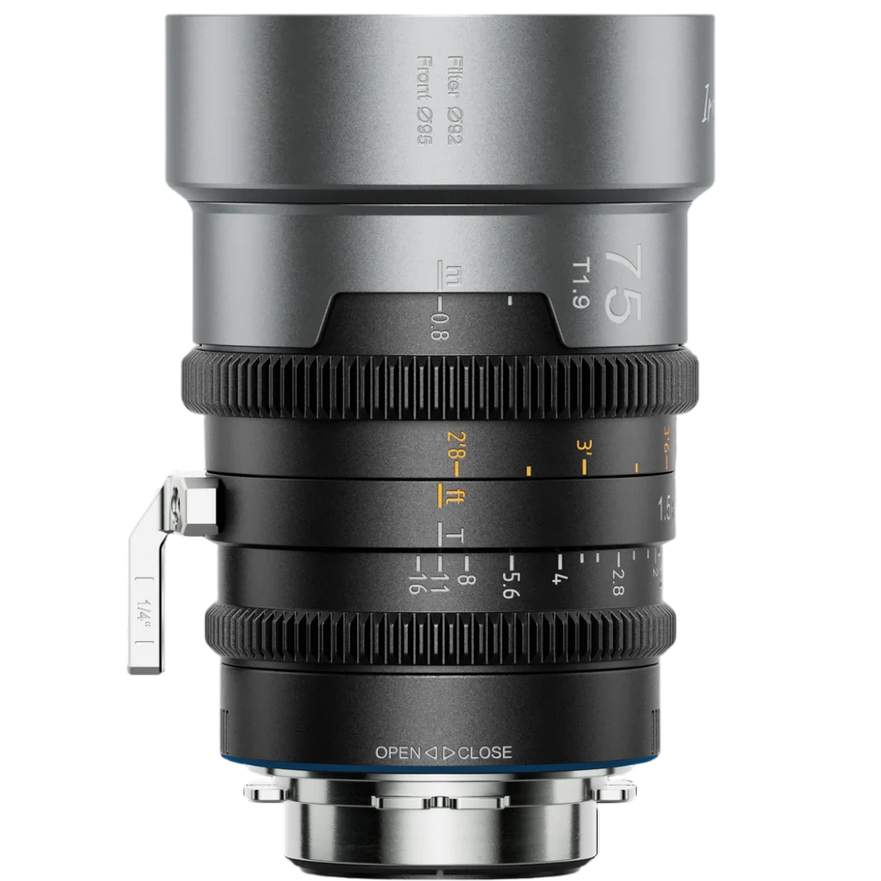 Объектив Sirui IronStar 75mm T1.9 Anamorphic Cine 1.5X Blue Flare EF/PL-mount preOrder=24.11.2026