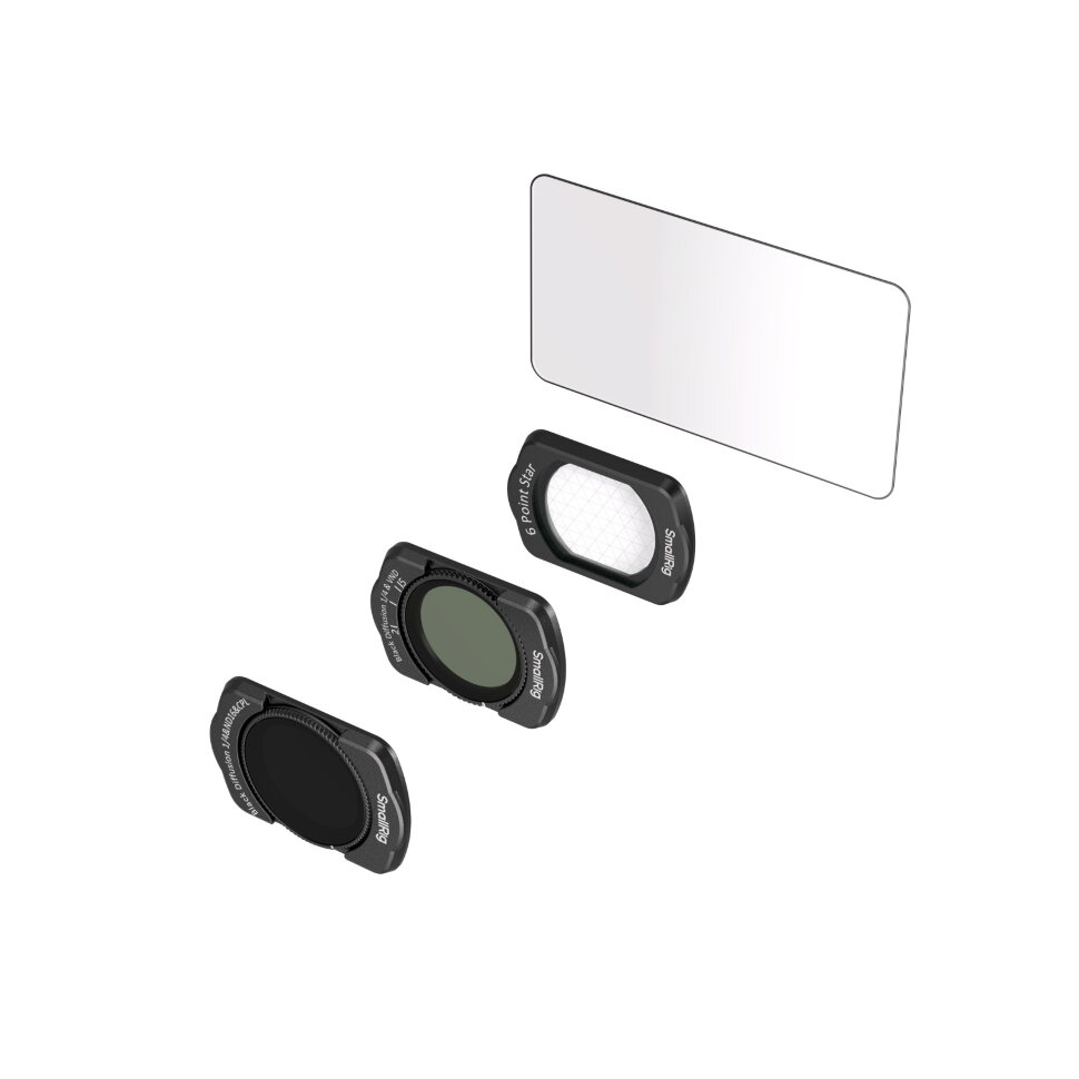 Комплект светофильтров SmallRig BlackMist/ND/CPL/Star для DJI Osmo Pocket 3 (3шт)
