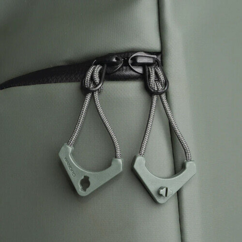 Пуллер-петля для молнии WANDRD WORRYLESS Zipper Puller Зелёная (6 пар)