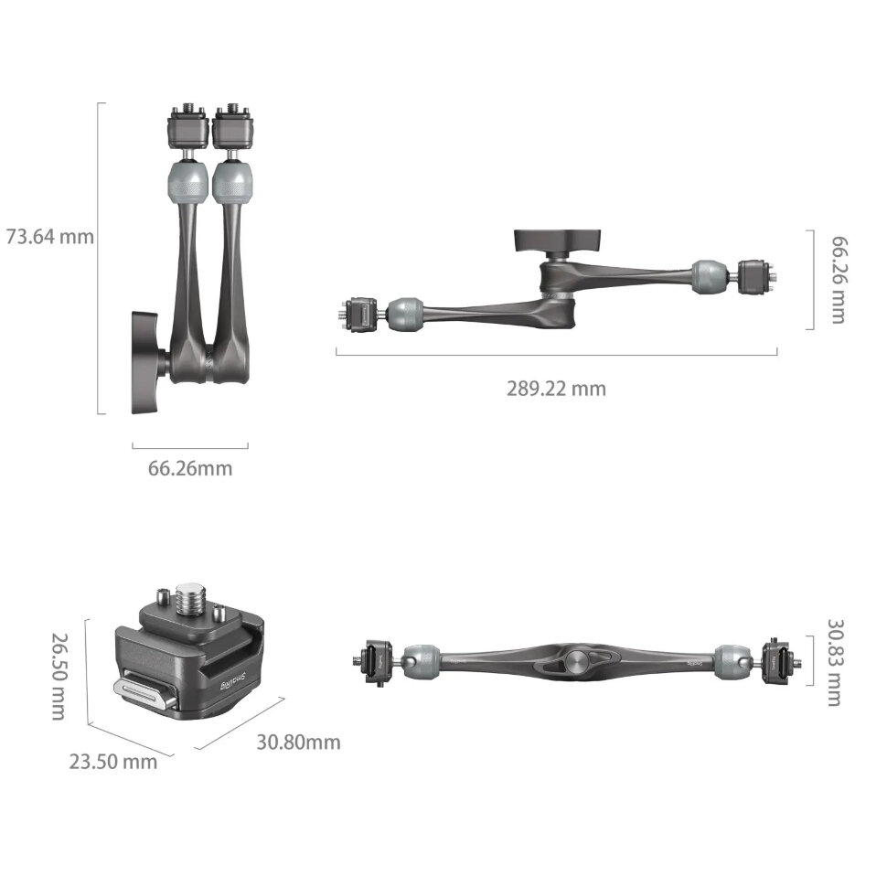 Magic Arm SmallRig HawkLock H21 QR Rosette (11")