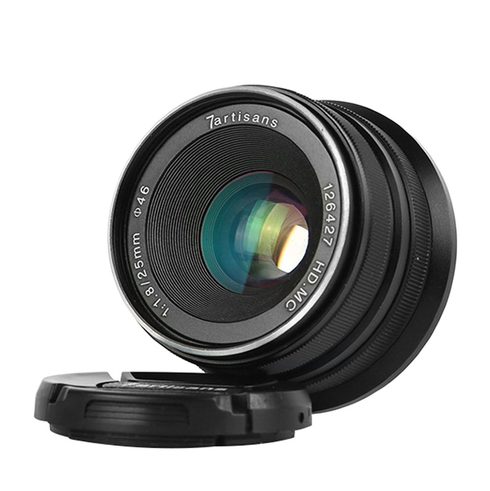 Объектив 7Artisans 25mm F1.8 X Mount Чёрный preOrder=07.10.2026